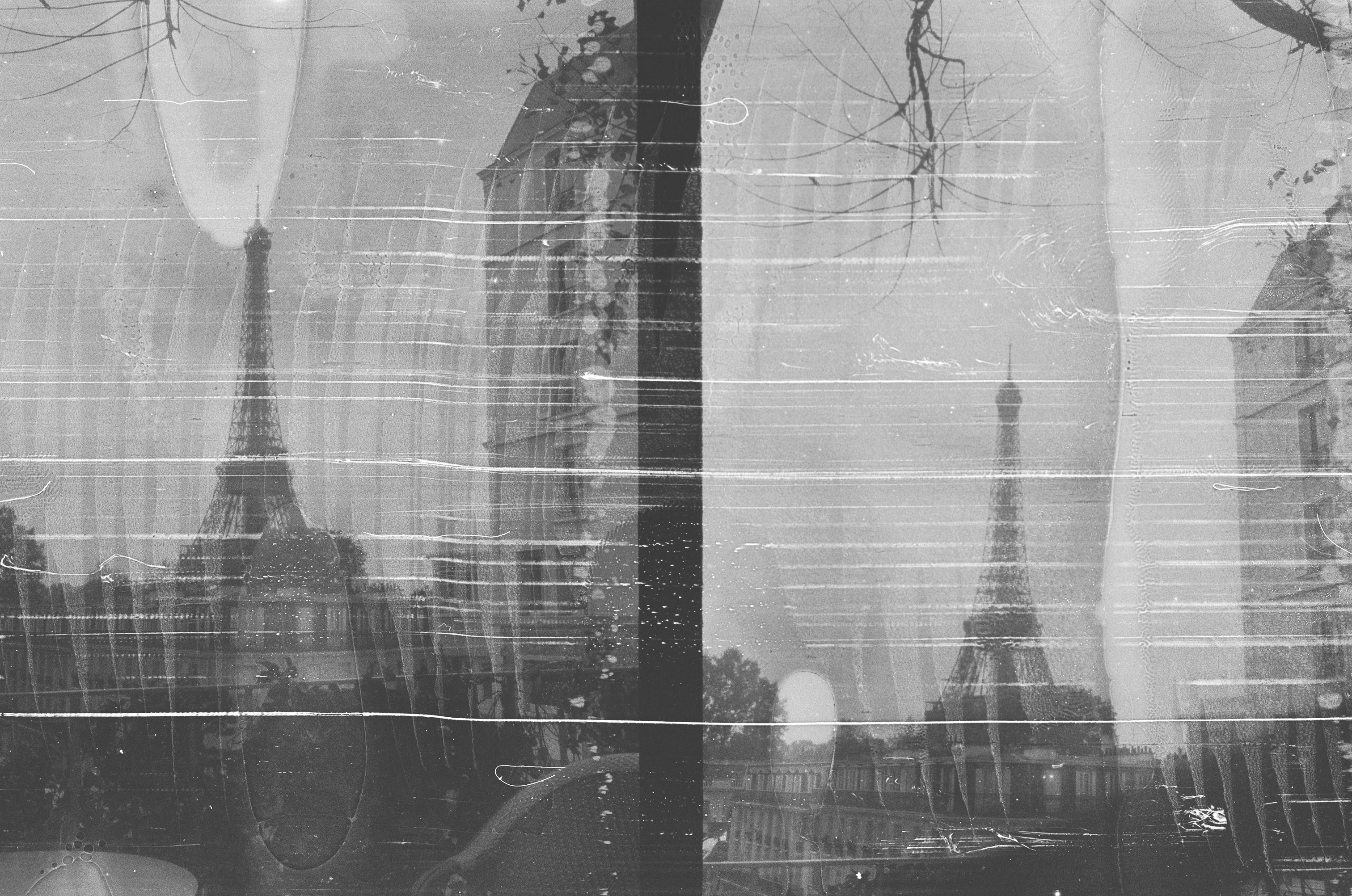 Deux Glitch Edition I - Paris, in Black & White