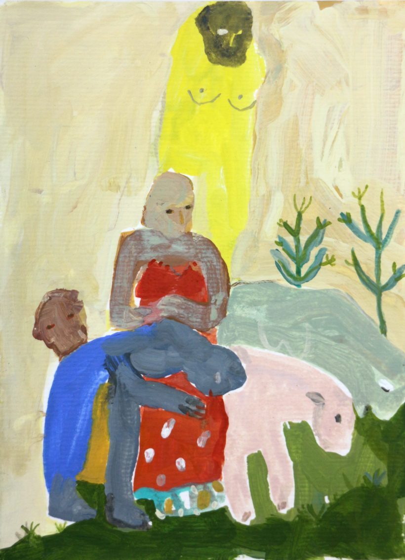 Figures and Cow