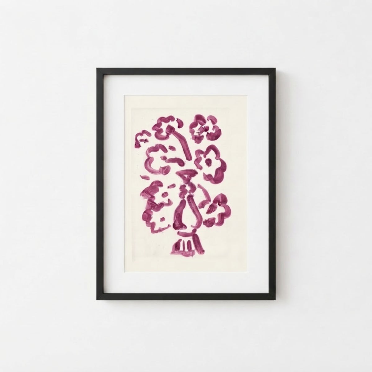 Flowers in Magenta