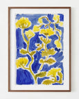 Yellow on blue II