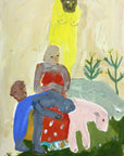 Figures and Cow