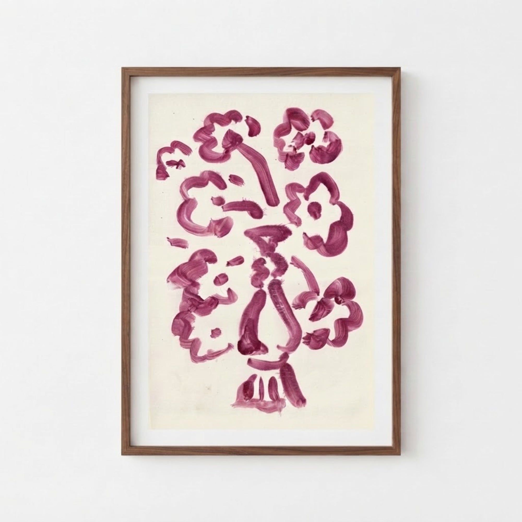 Flowers in Magenta