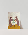 Two Figures and a Plant